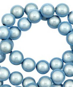 3D Miracle beads rood 6mm Ice blue