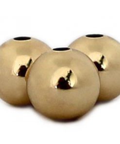 RVS ronde gouden kralen 3mm (10 stuks)