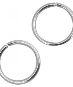 Roestvrij stalen (RVS) buigring stainless steel 5mm Zilver (RVS)