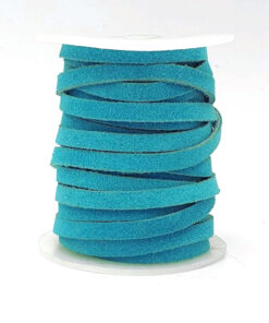 Plat 5mmx2mm DQ suede Turquoise