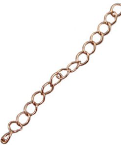 DQ verlengketting DQ rose gold plated duurzame plating