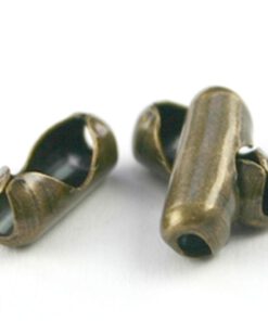 Bolletjesketting Sluiting (past op 3mm ketting) Brons
