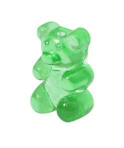 Resin hangers gummi bear Green
