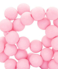 4mm acryl kralen Light pink