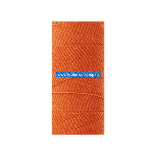 Braziliaans polyester waxkoord Oranje 0.5mm (per meter)