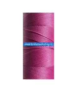 Braziliaans polyester waxkoord Fuchsia 0.5mm (per meter)