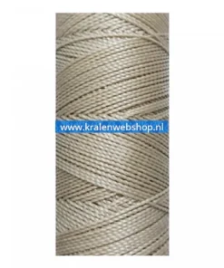 Linhasita Braziliaans polyester waxkoord Sand 0.5mm