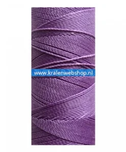 Braziliaans polyester waxkoord 1mm Lavendel