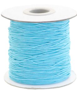 Gekleurd elastisch draad 0.8mm Sky blue