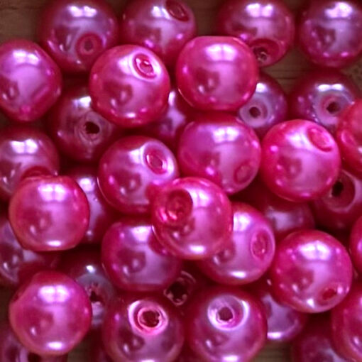 Glasparels 10mm Fuchsia