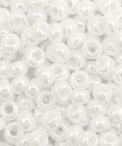 Miyuki rocailles 8/0 Ceylon white pearl